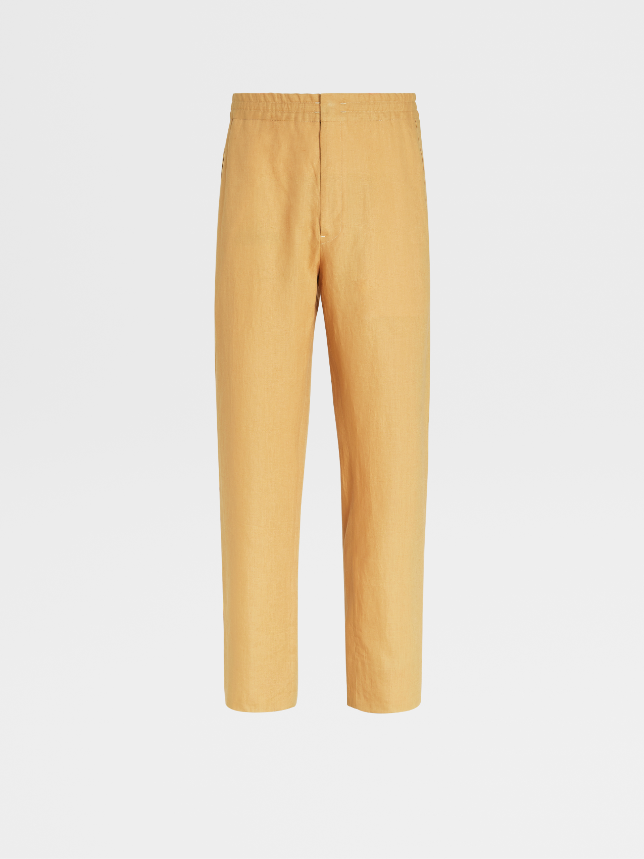 Peach Color Linen Joggers